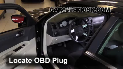 charger obd dodge 2006 engine light 7l v6 port
